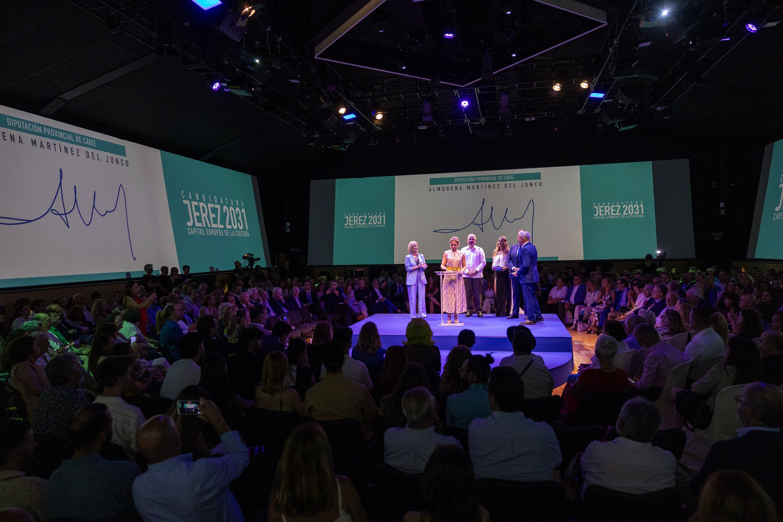 Imagen de archivo de la presentación oficial de la candidatura de Jerez a Ciudad Europea de la Cultura. 