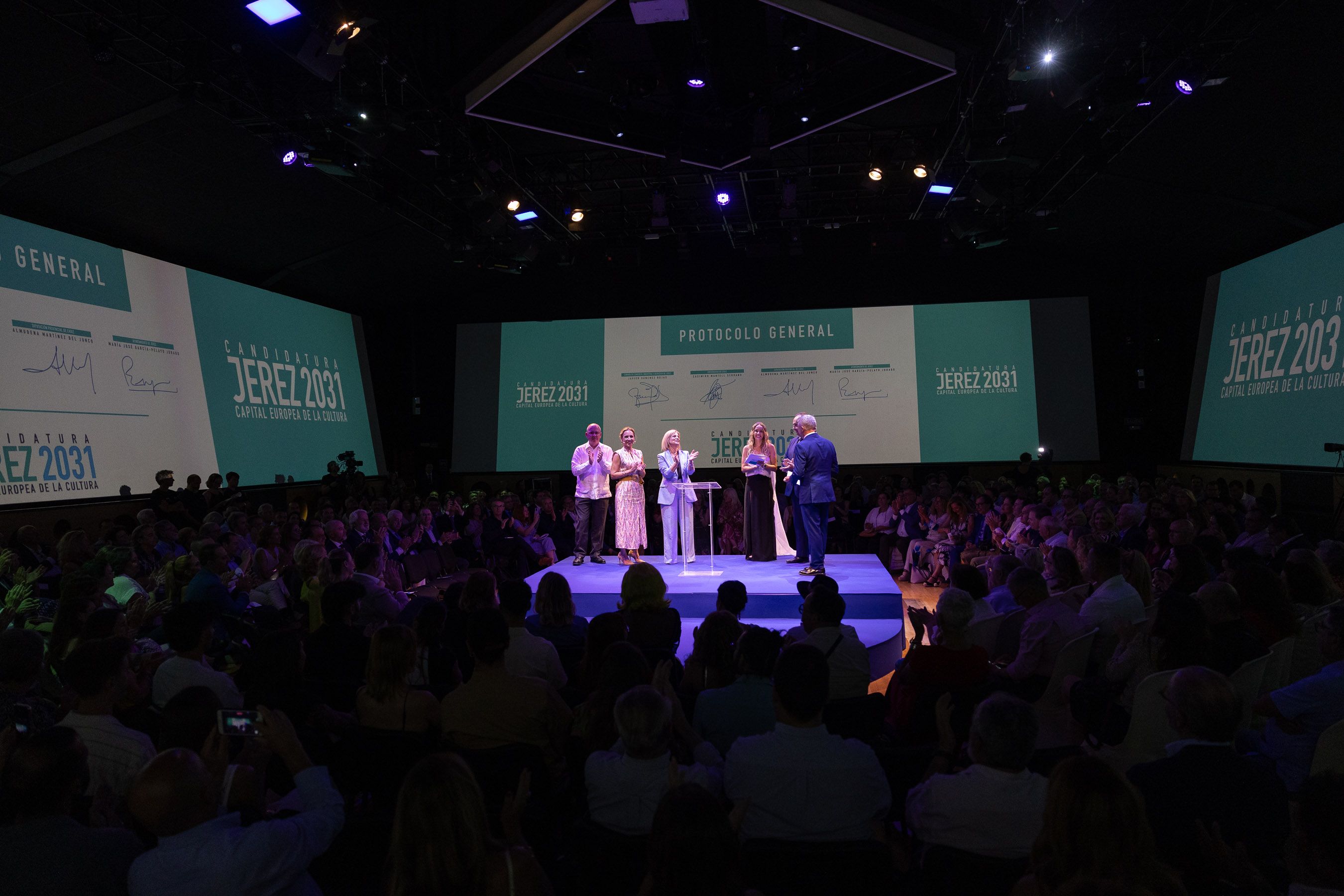 Una imagen de la presentación de la candidatura de Jerez a la Capital Cultural Europea.