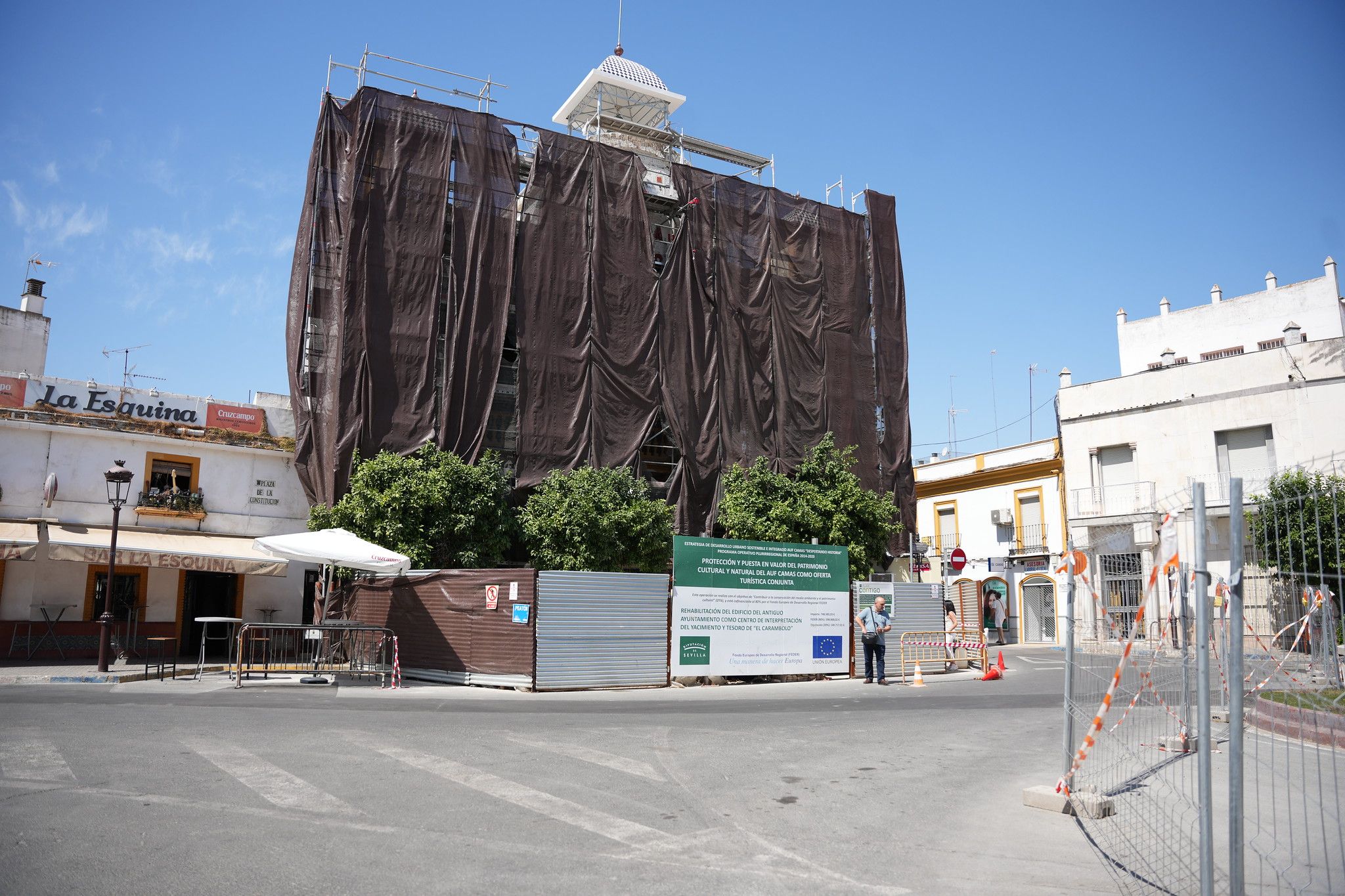 El antiguo ayuntamiento de Camas, futuro centro de interpretación tartésico.