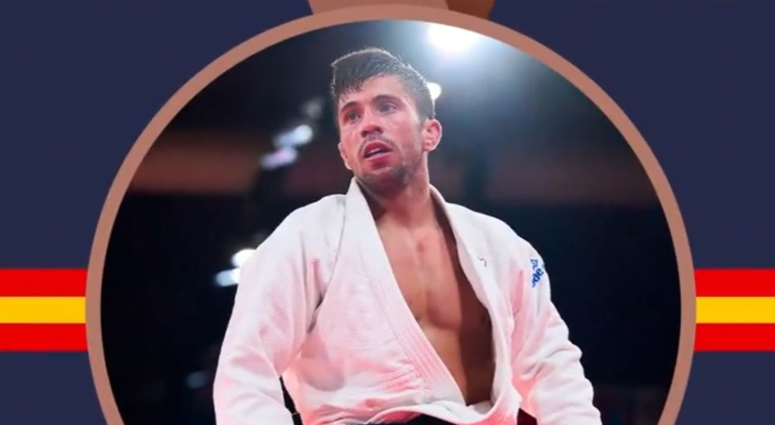 Fran Garrigós, militar y judoka medalla de bronce.