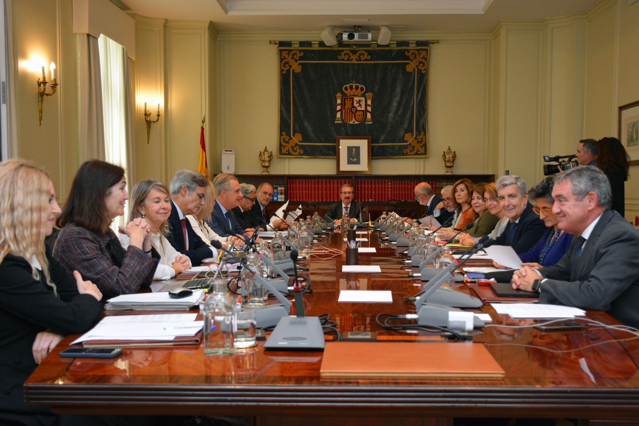 El pleno del Consejo General del Poder Judicial, en una imagen de archivo.