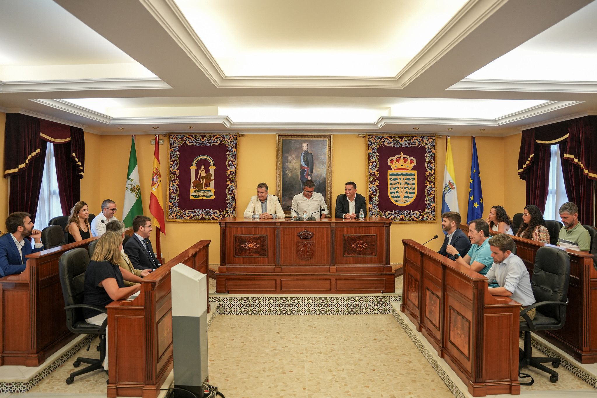 Reunión de la Diputación de Sevilla.