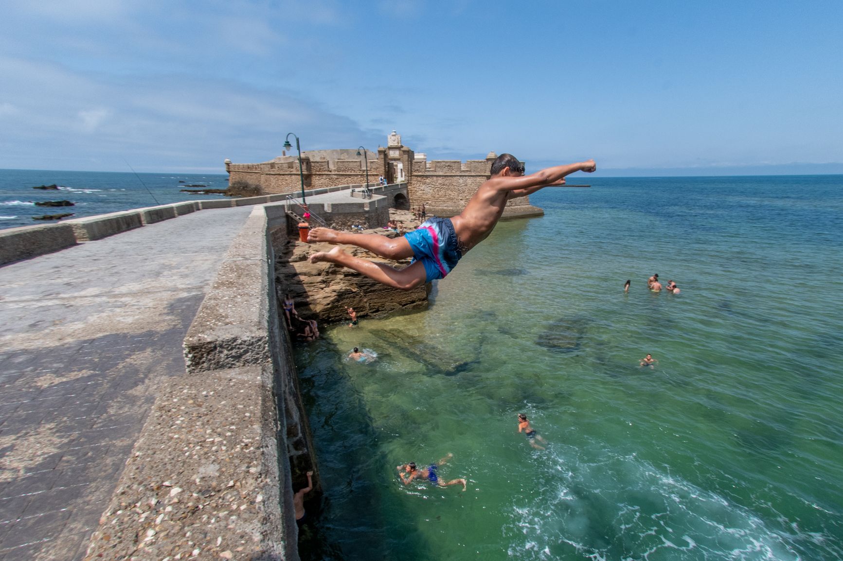 El Castillo de San Sebastián de Cádiz, en imágenes.