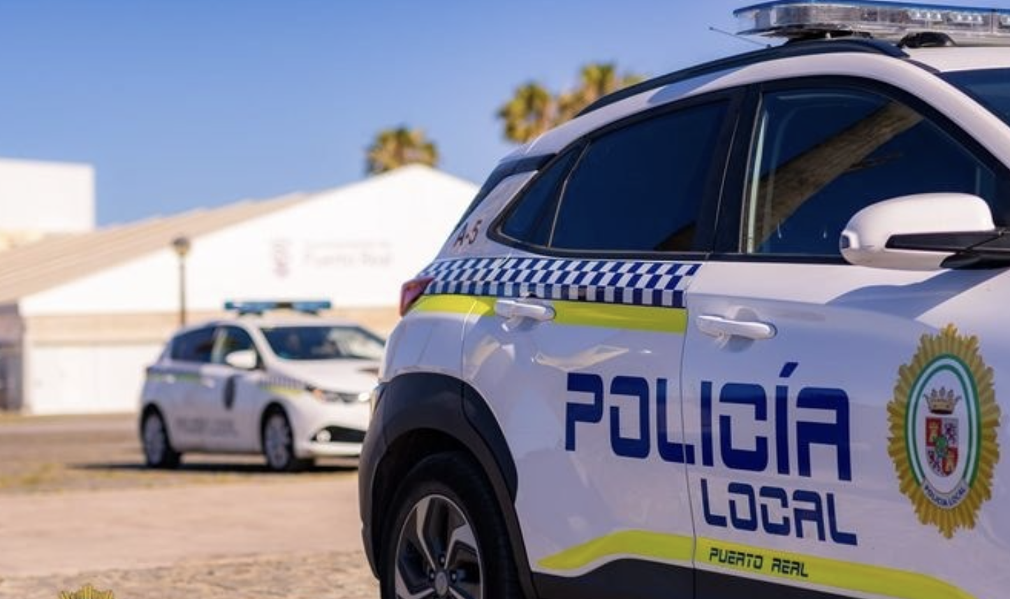 Vehículos de la Policía Local de Puerto Real.