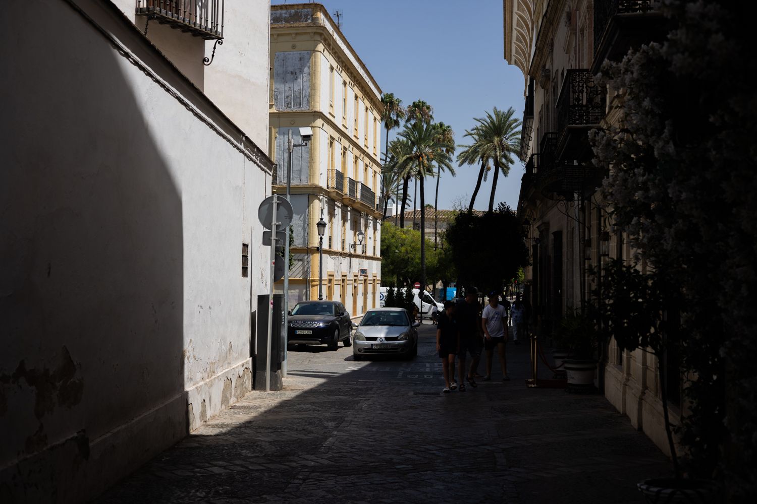 La calle Tornería, por donde seguirá sin poderse transitar con las nuevas zonas de bajas emisiones.