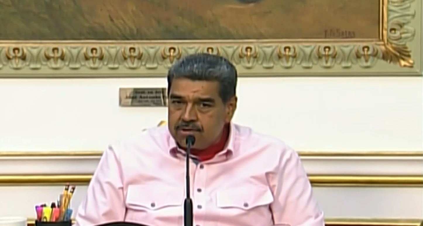 Nicolás Maduro en una intervención este miércoles.