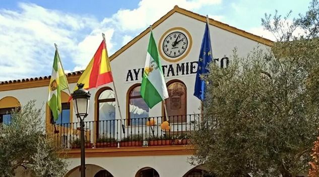 Fachada del Ayuntamiento de Bormujos. 