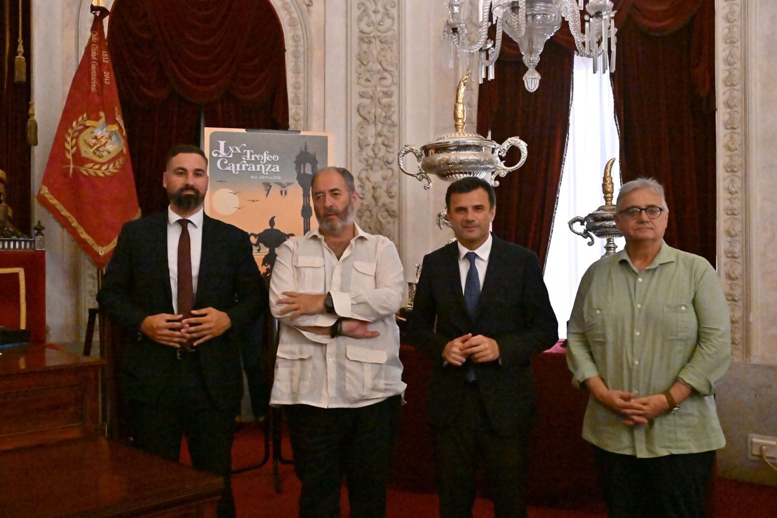 Imagen de la presentación del Trofeo Carranza.