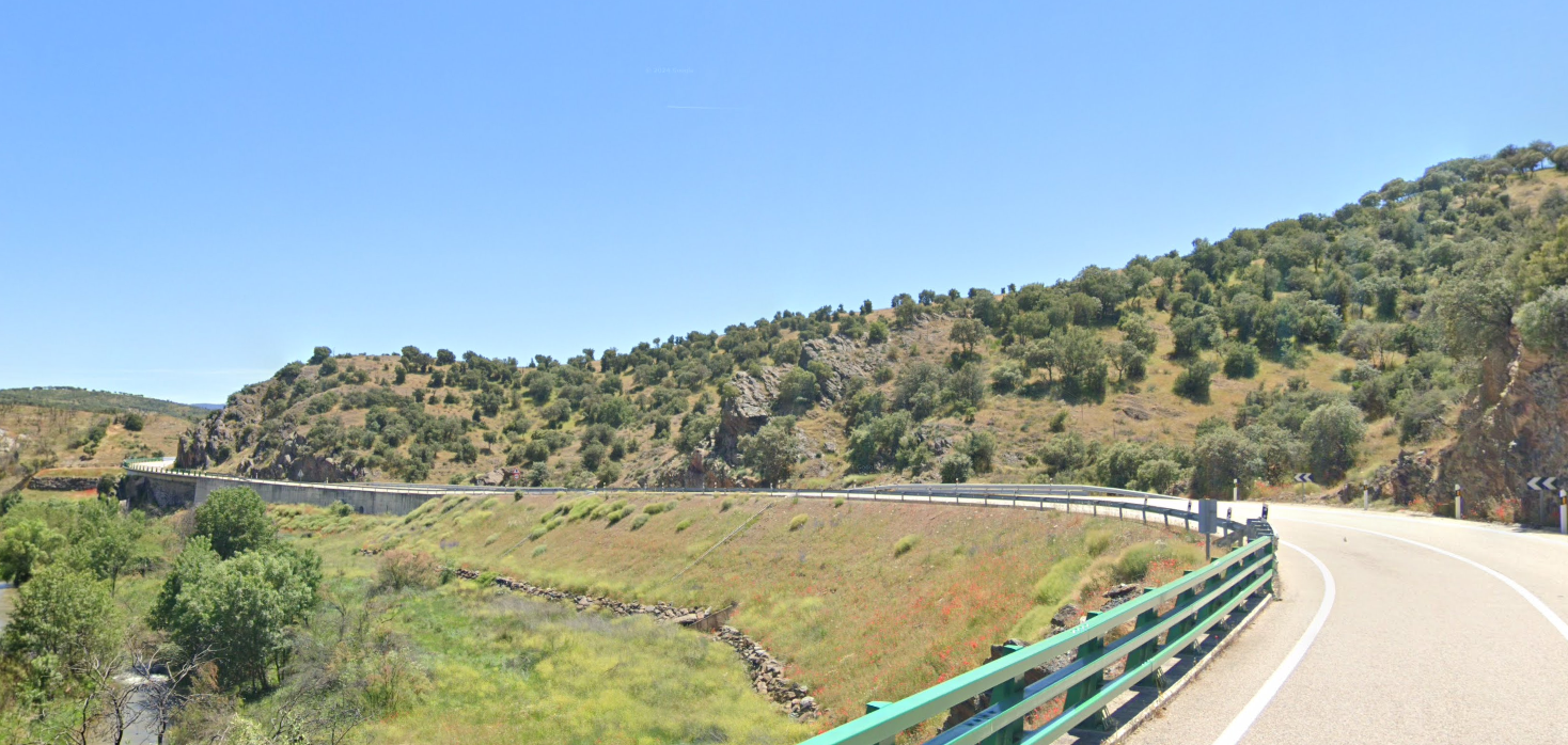 La carretera entre Jaén y Ciudad Real.