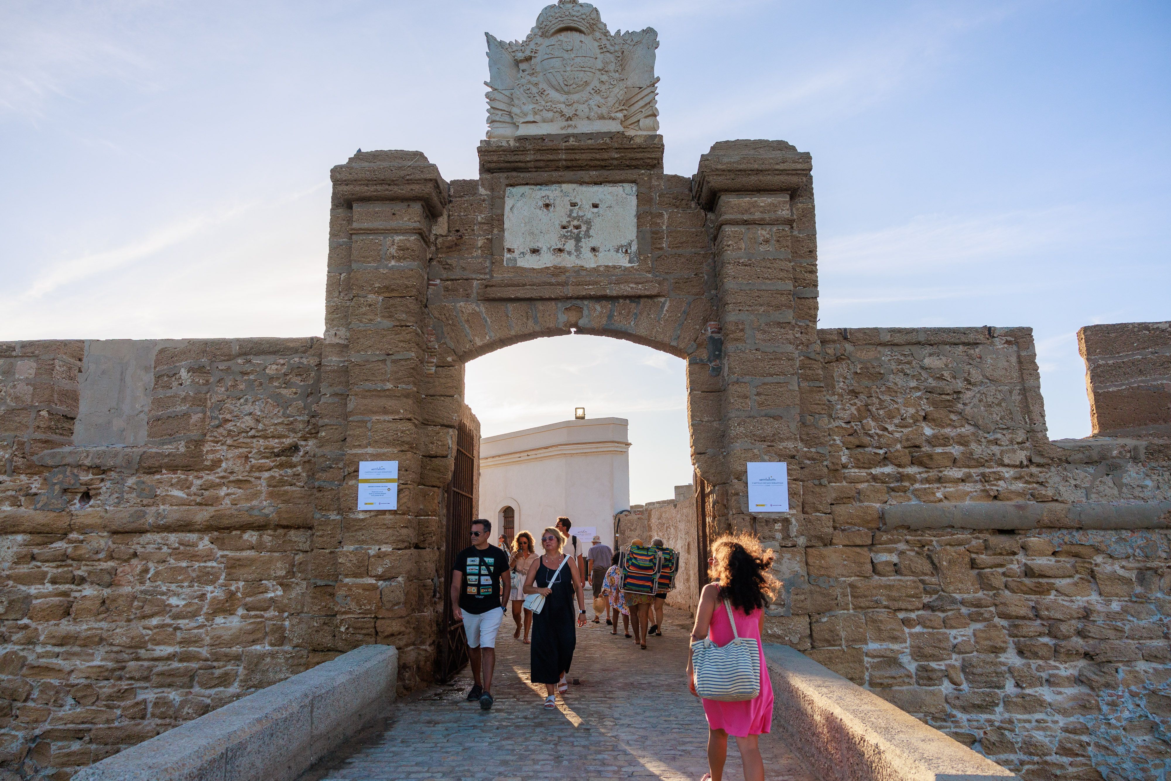 Imagen de la reapertura al público el Castillo de San Sebastián.