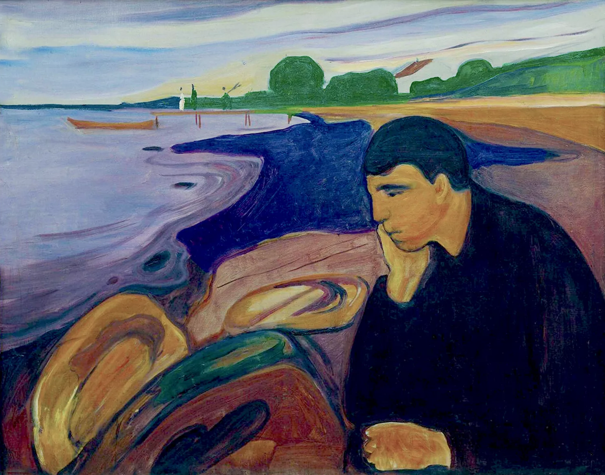 El cuadro 'Melancolía', de Munch.