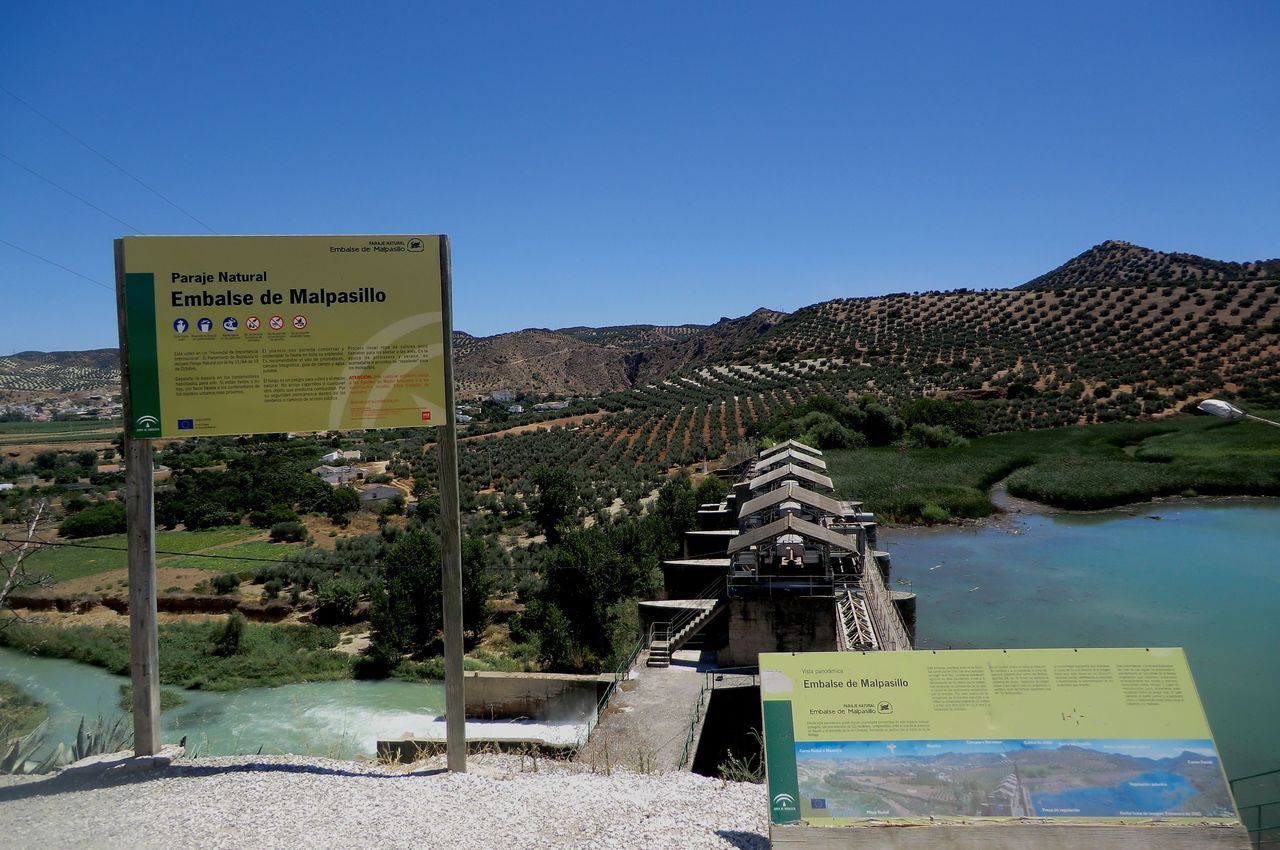 El embalse de Malsapillo, donde ha tenido lugar el accidente, en una imagen de la Junta de Andalucía.