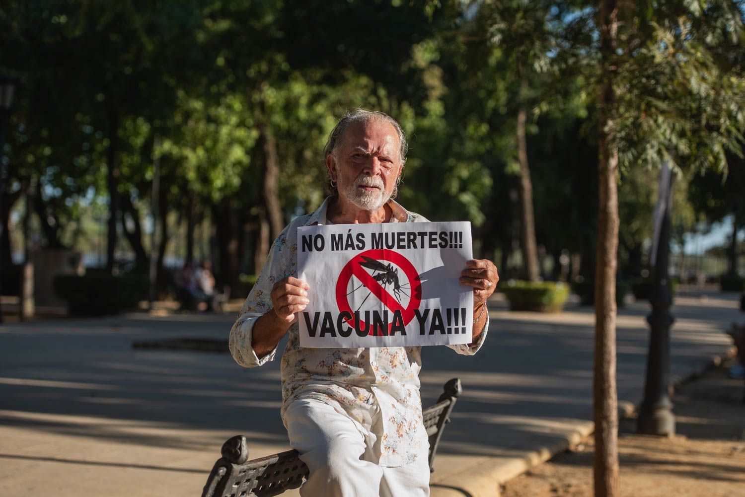 Paco Macarena, sevillano de 77 años que ha superado las consecuencias del virus del Nilo.