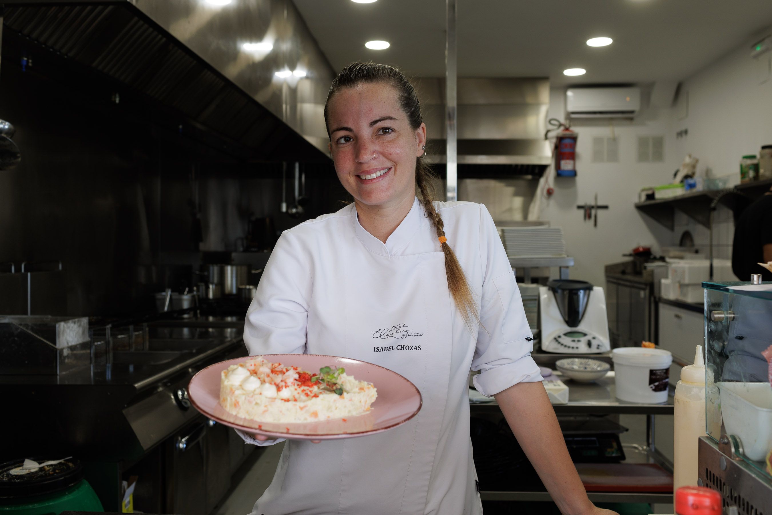 Isabel Chozas, al cargo del espacio gastronómico El Estero en Chiclana.