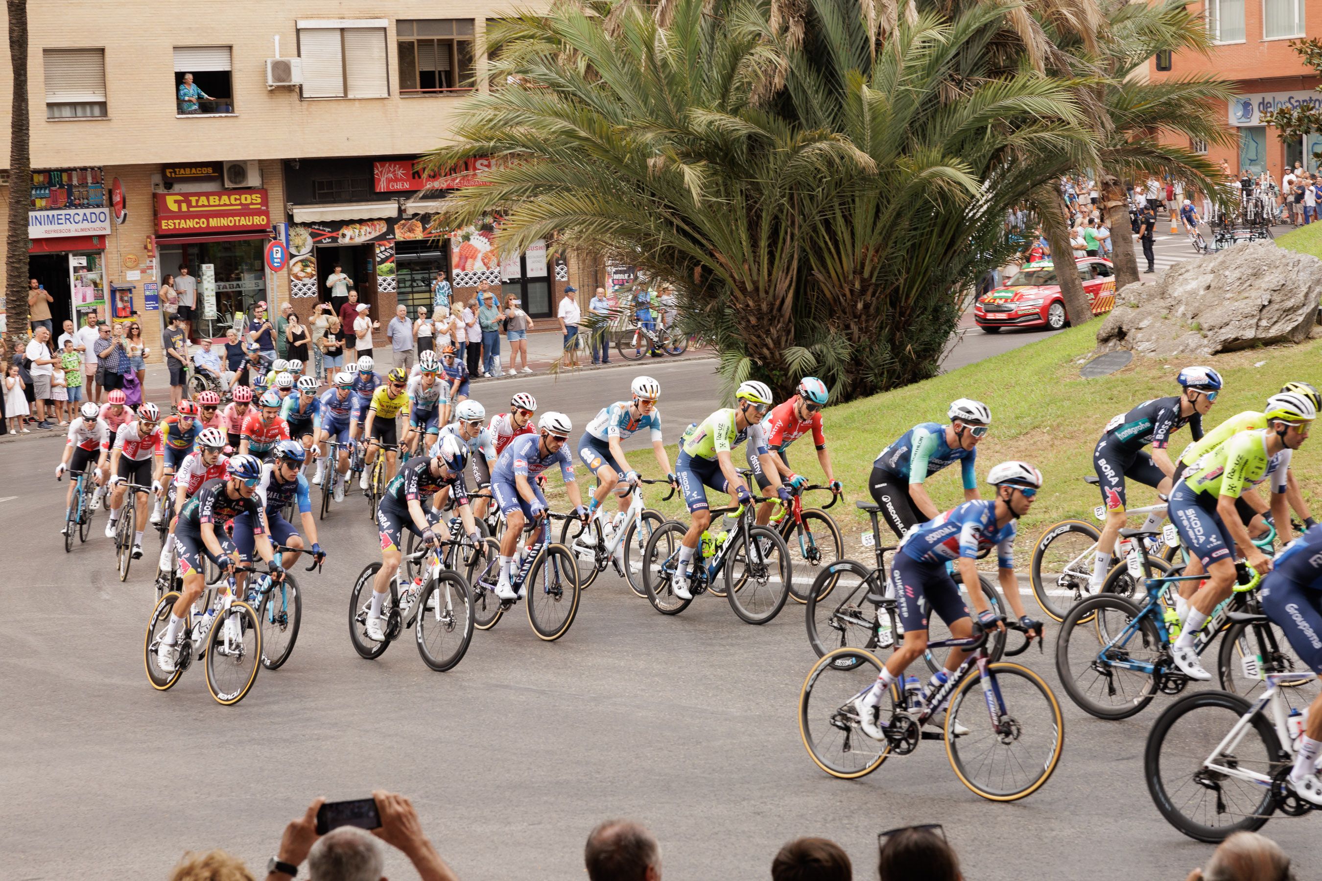 La Vuelta ciclista 2024 en Jerez.