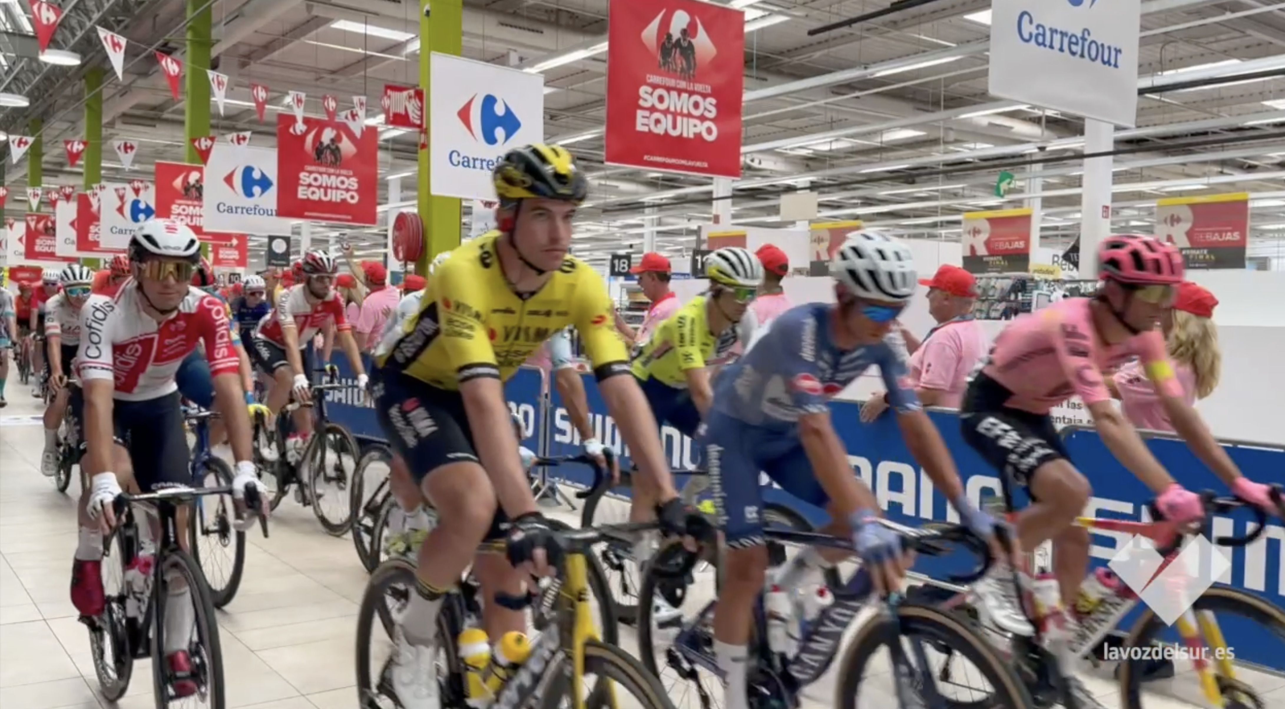 La Vuelta por Carrefour Sur en Jerez.