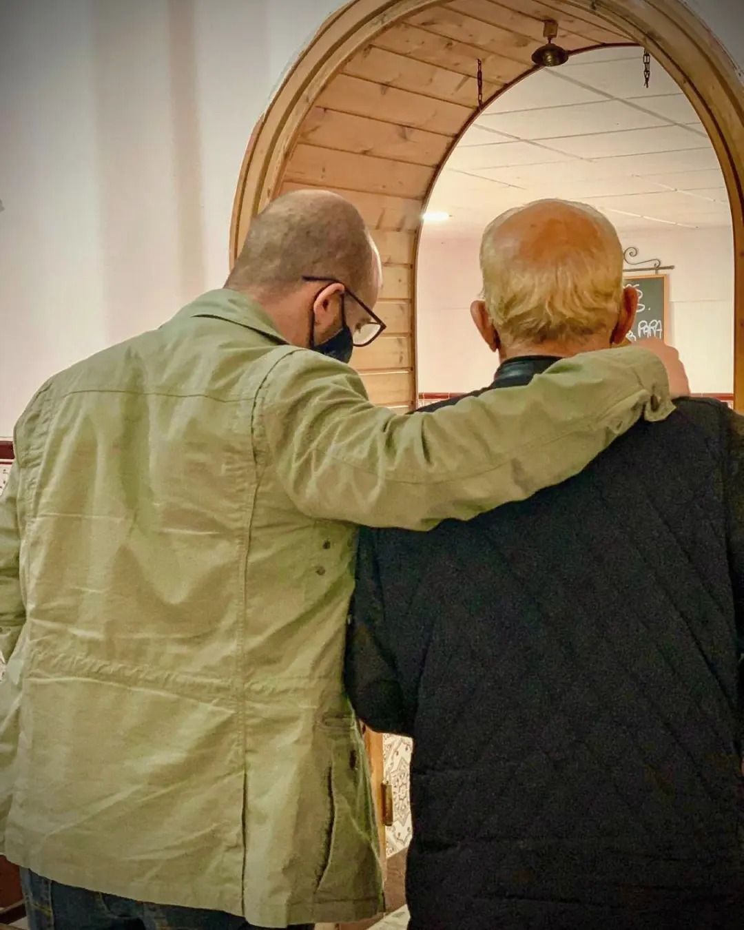 Germán Beardo junto a Hernán Díaz, en una imagen publicada por el Ayuntamiento.