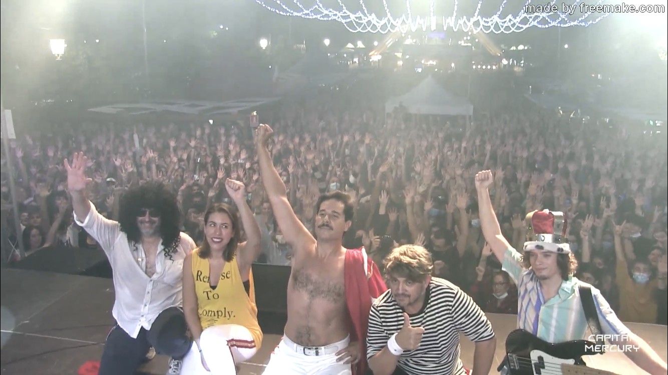 El Show de Capitán Mercury, un homenaje a Queen.