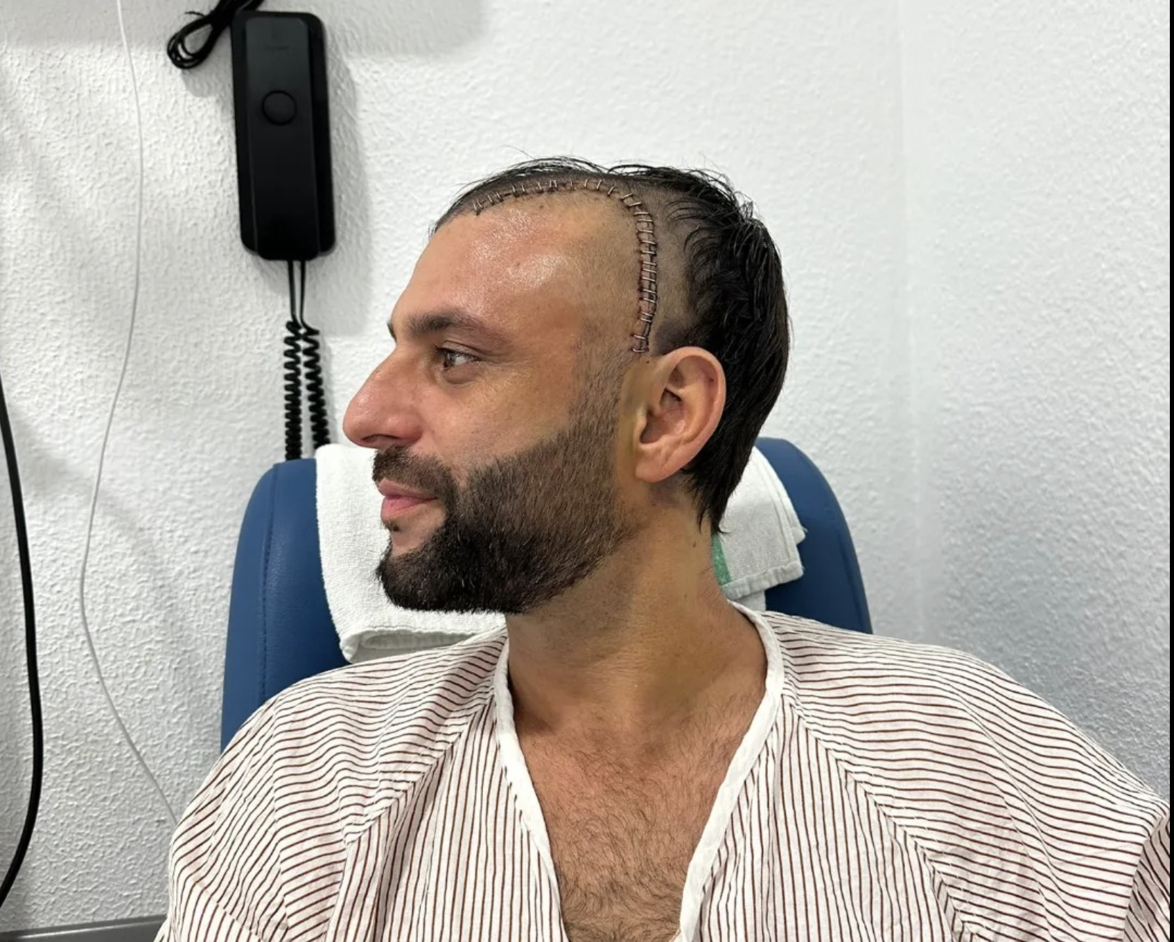 Borja Ferrer no pierde la sonrisa y afronta su recuperación con enorme vitalidad.