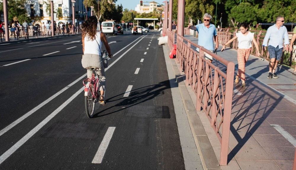 CARRIL BICI PUENTE SAN TELMO 1