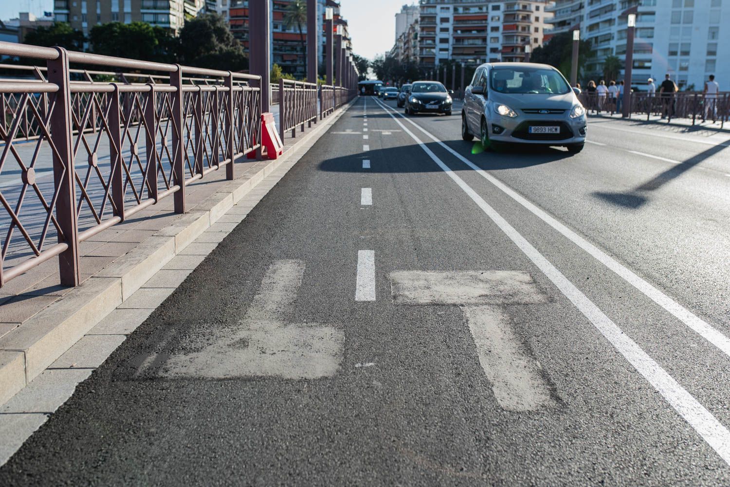 Las correcciones realizadas en el Puente de San Telmo de Sevilla.