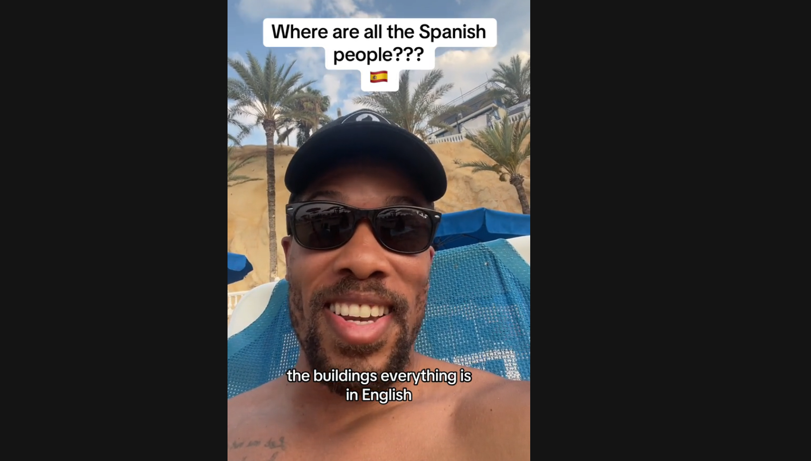 Marcus, un turista americano, no entiende por qué no ve a españoles por la calle.