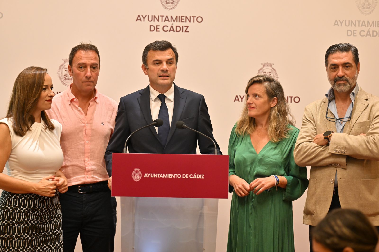 Bruno García, alcalde de Cádiz, tras la junta de gobierno local de este viernes.