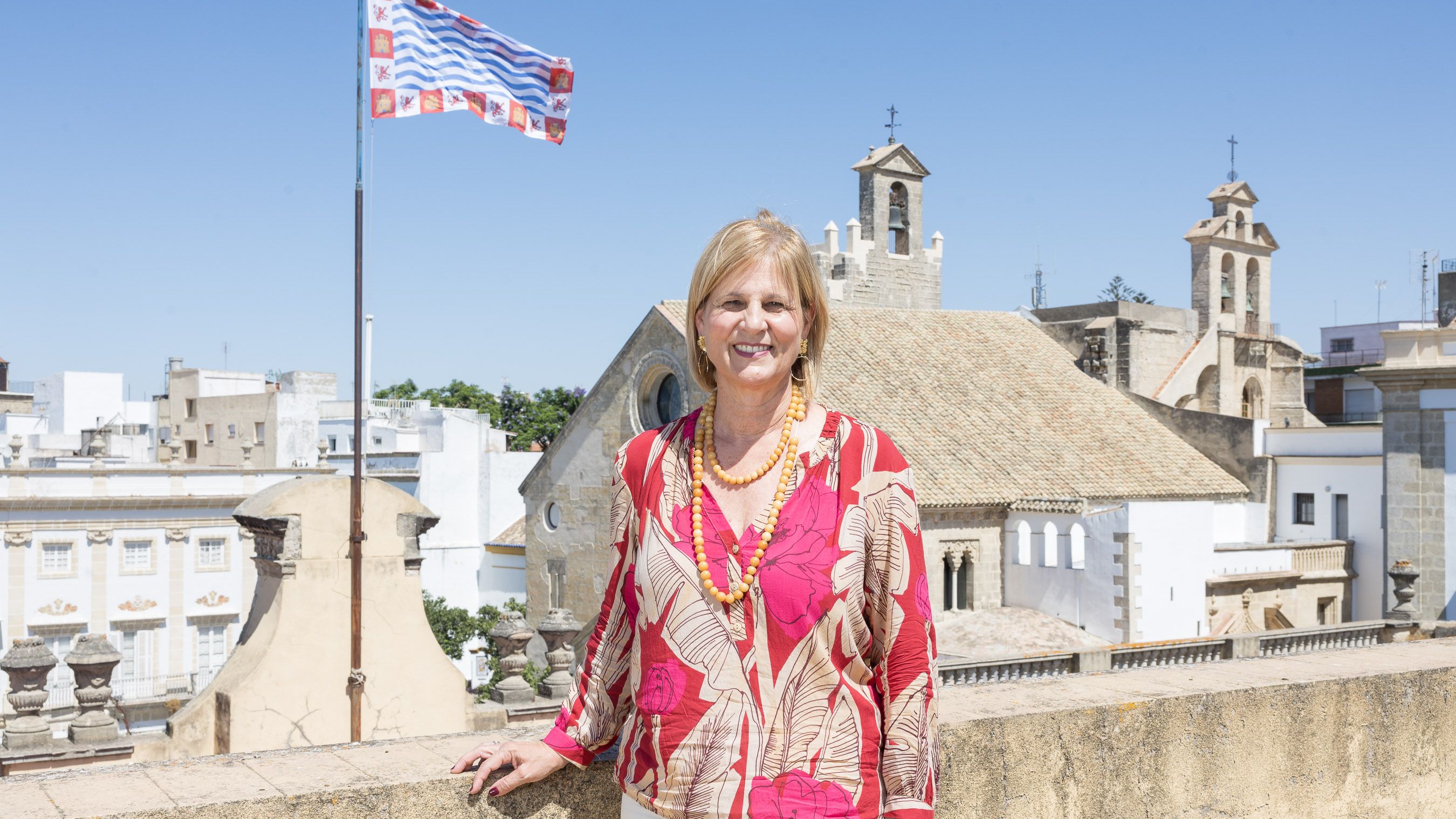 María José García-Pelayo, alcaldesa de Jerez, tras la entrevista con lavozdelsur.es.