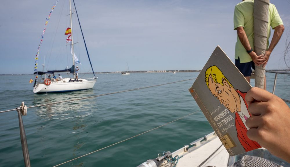 Celebración de la travesía poética desde Cádiz a El Puerto.