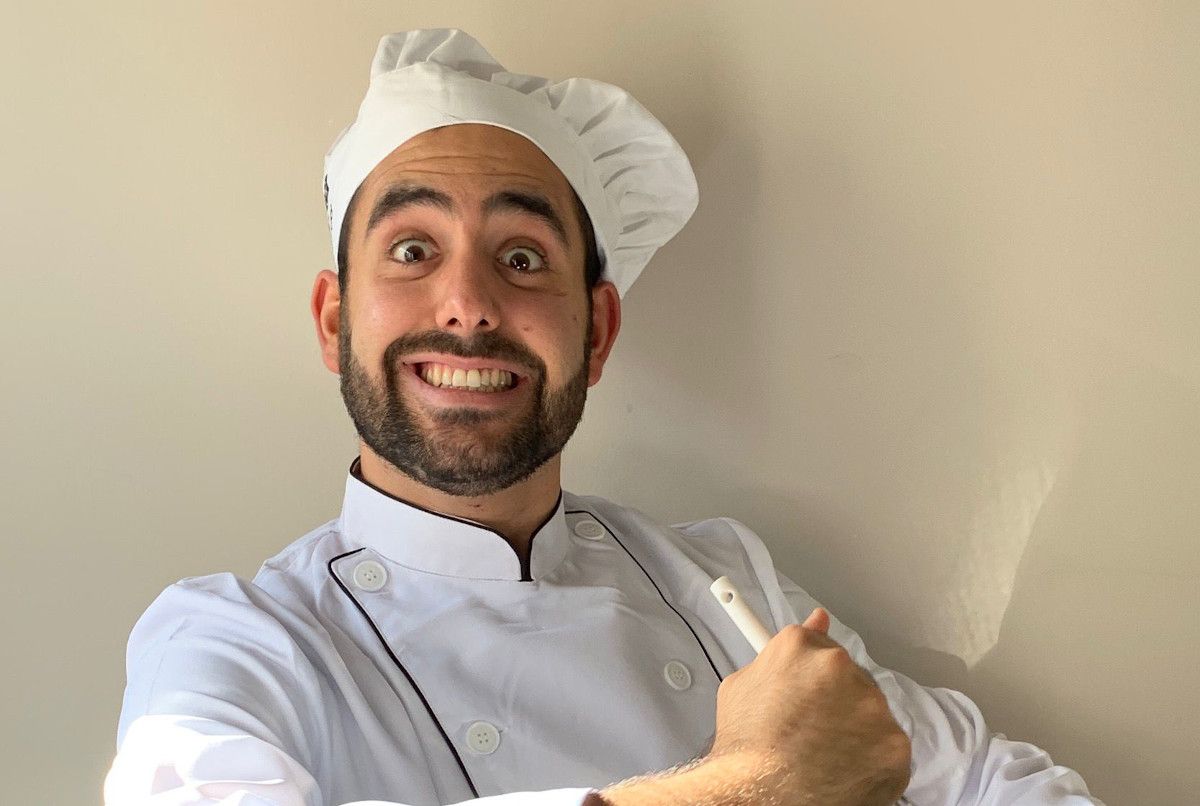 Miguel Sánchez, concursante del primer 'talent show' de cocina en tiempo real de España.  CEDIDA