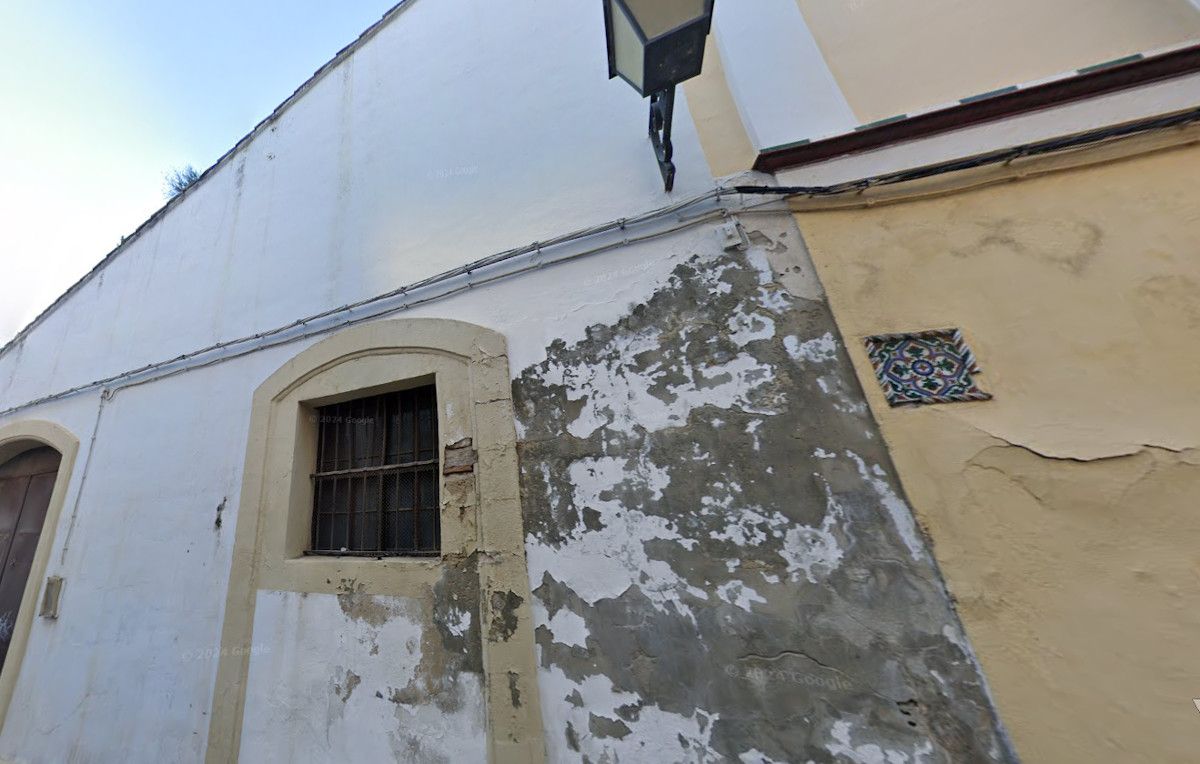 Calle Palomar, uno de los lugares donde se llevarán a cabo intervenciones en Jerez. GOOGLEMAPS.