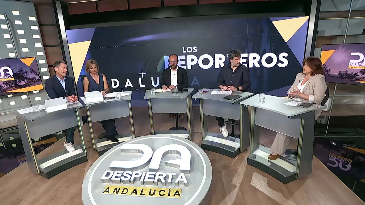 Eva Villegas, en 'Despierta Andalucía', hablando sobre su programa Los Reporteros, del que ya no es editora.