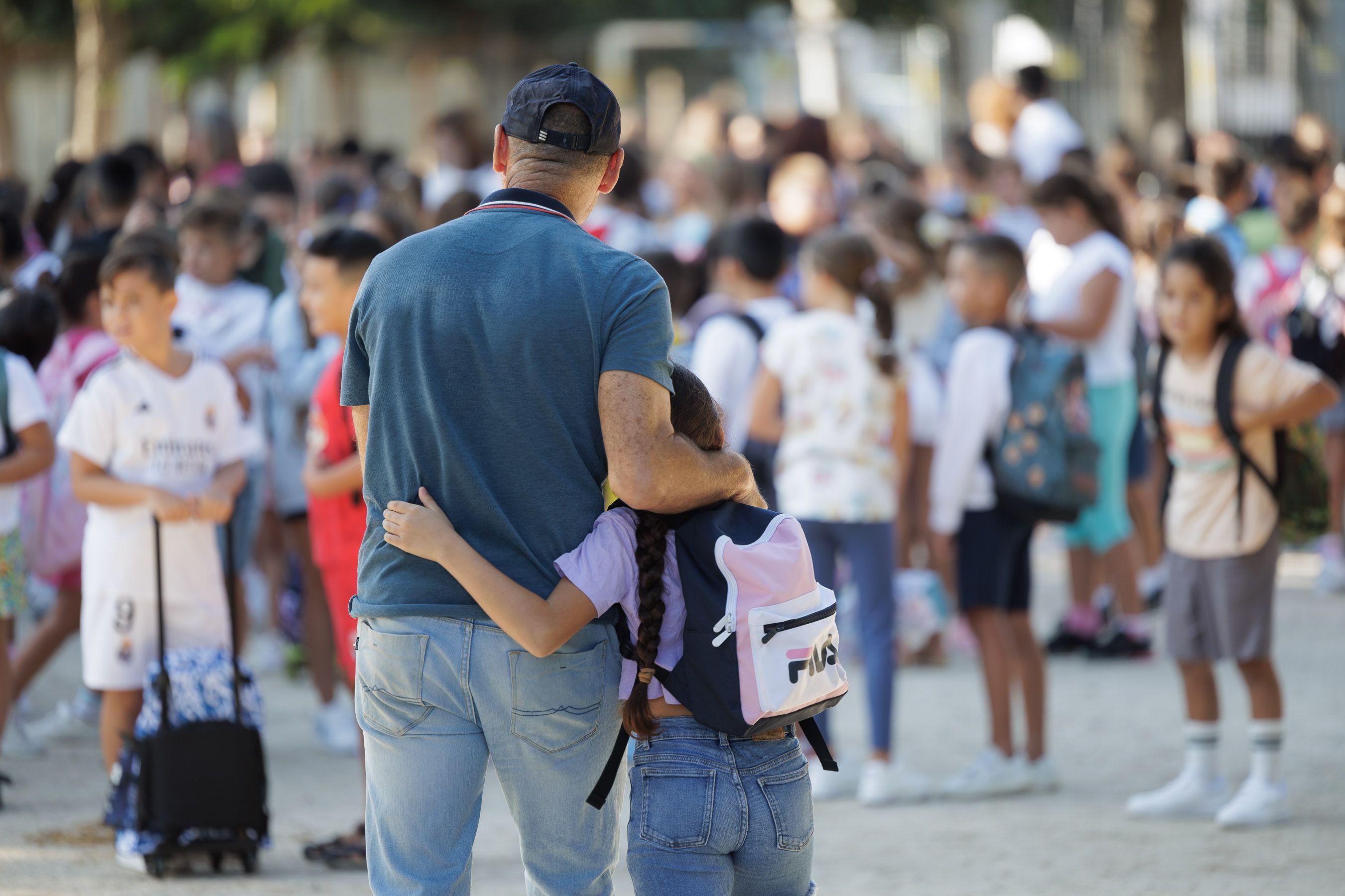 La vuelta al cole en el CEIP Elio Antonio de Nebrija de Jerez.