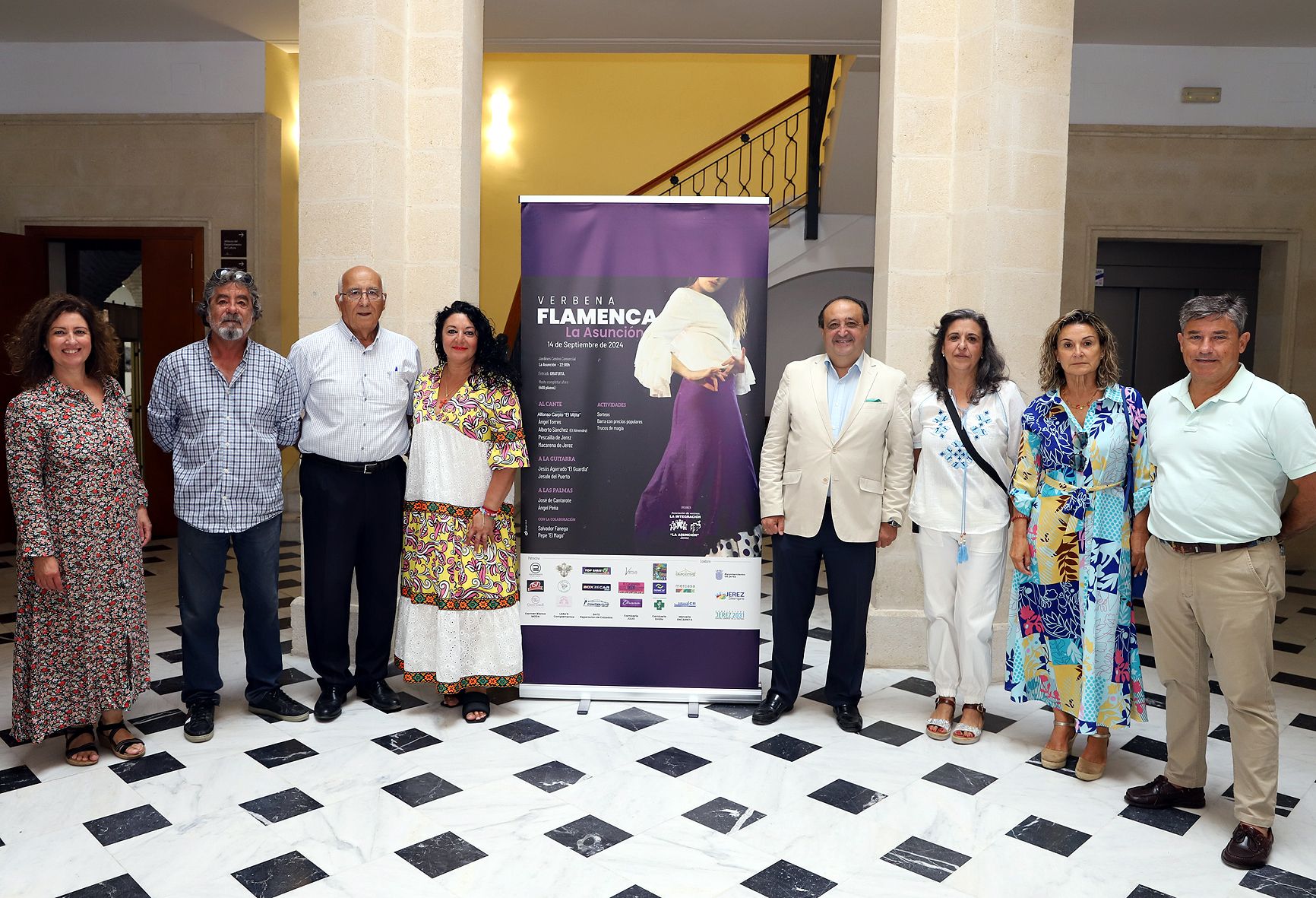 Presentación de la verbena flamenca en La Asunción de Jerez.