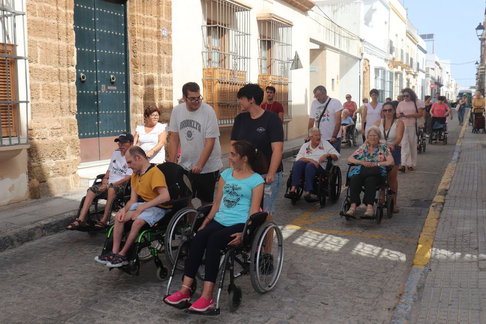 La actividad 'Te presto mis ruedas', organizada por el Ayuntamiento de Puerto Real en la Semana Europea de la Movilidad