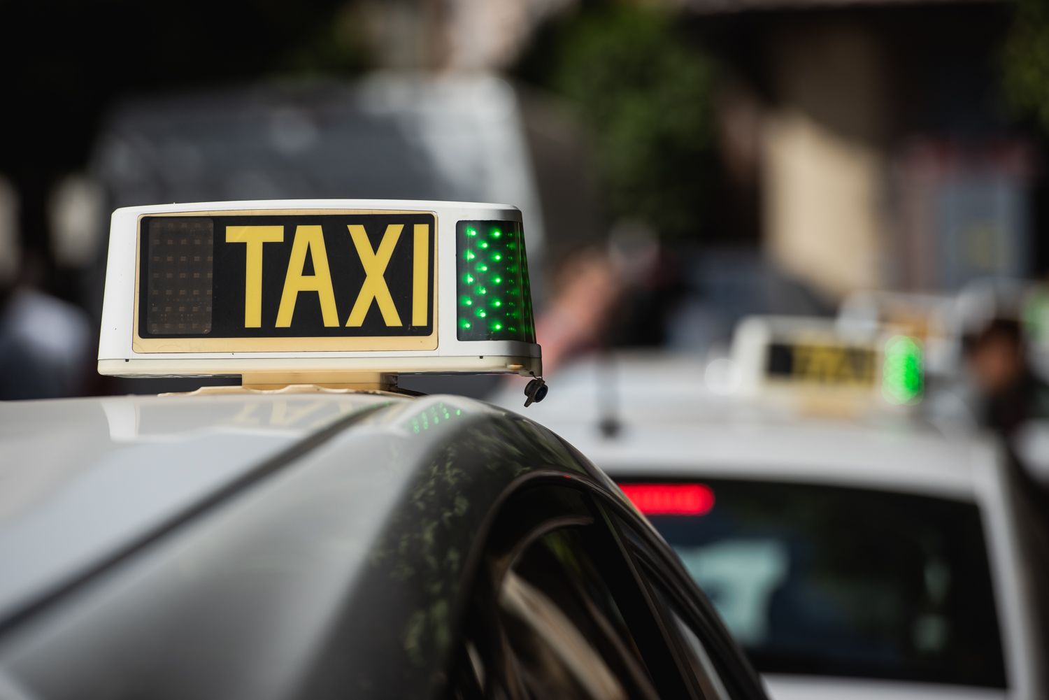 Un taxi en una imagen de archivo. 