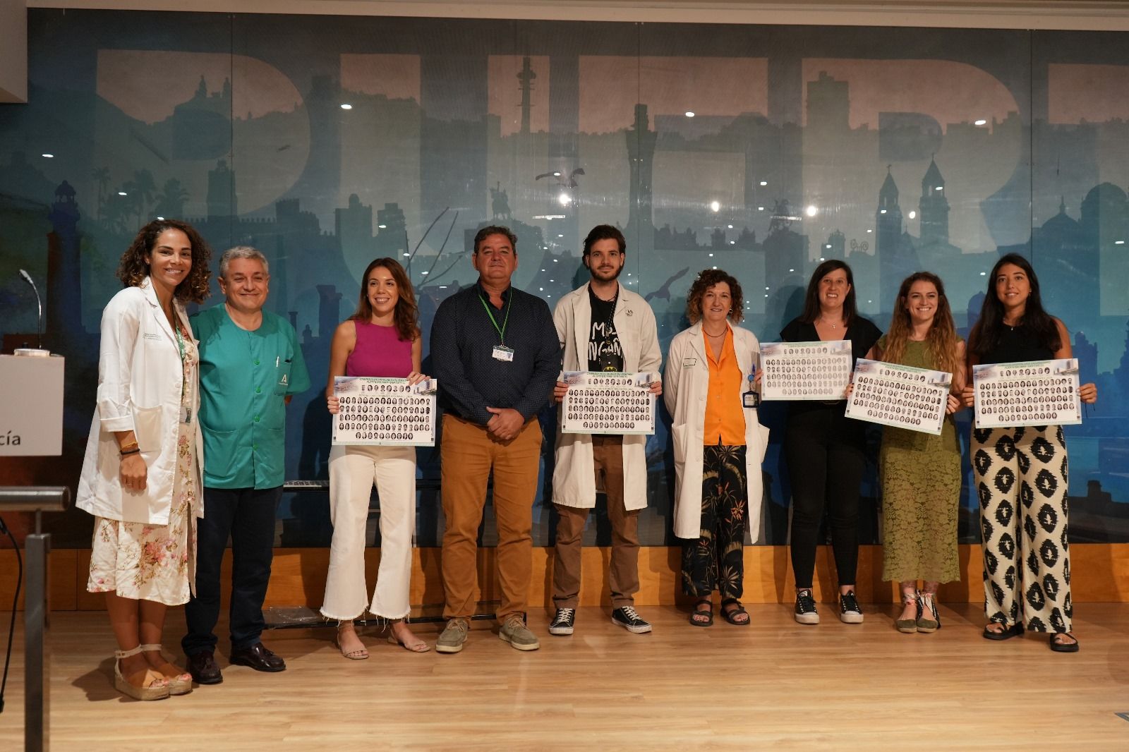 Despedida a los internos que se han formado en el Hospital de Puerta del Mar de Cádiz.