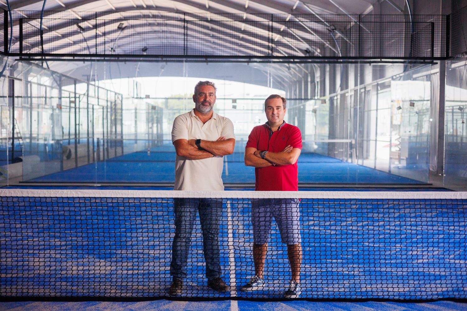 Fernando Fernández-Gao y Mauricio Osorio, en una de las pistas panorámicas.