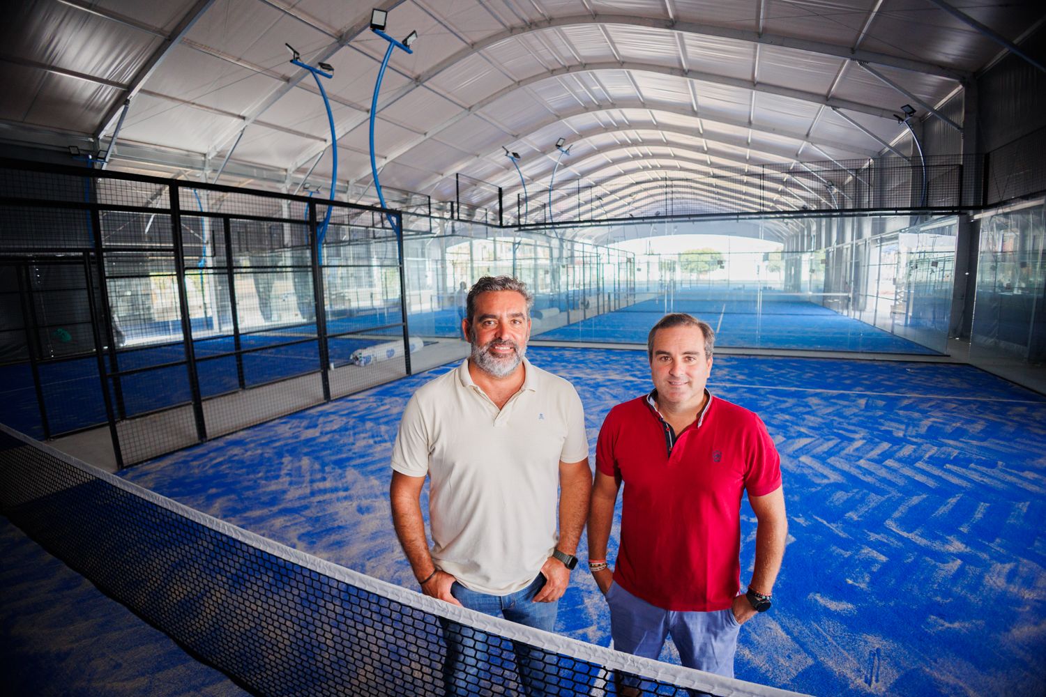 Fernando Fernández-Gao y Mauricio Osorio, dueños de GlobalPadel de Jerez.