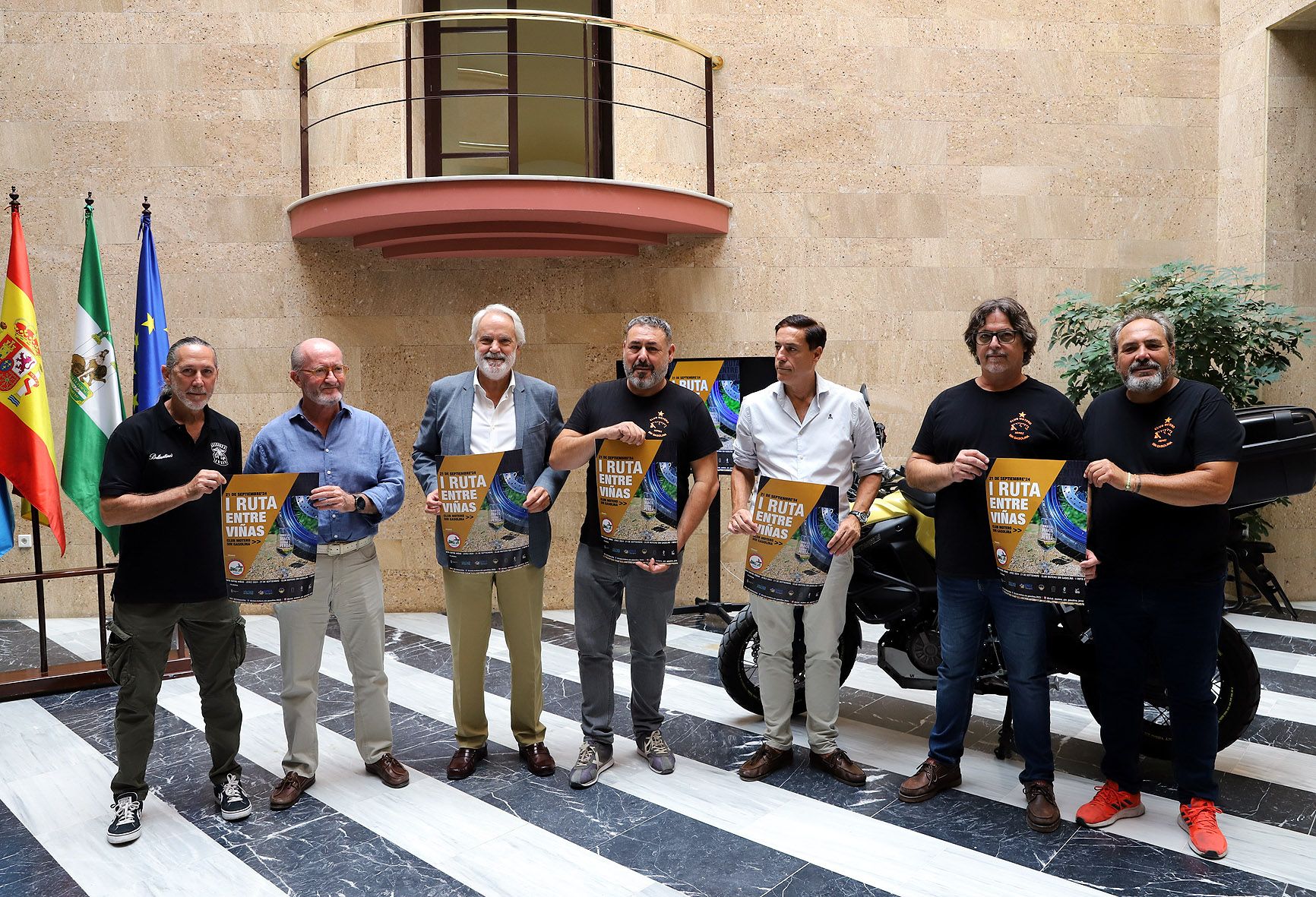 I Ruta Entre Viñas, presentada esta mañana en el Ayuntamiento de Jerez.