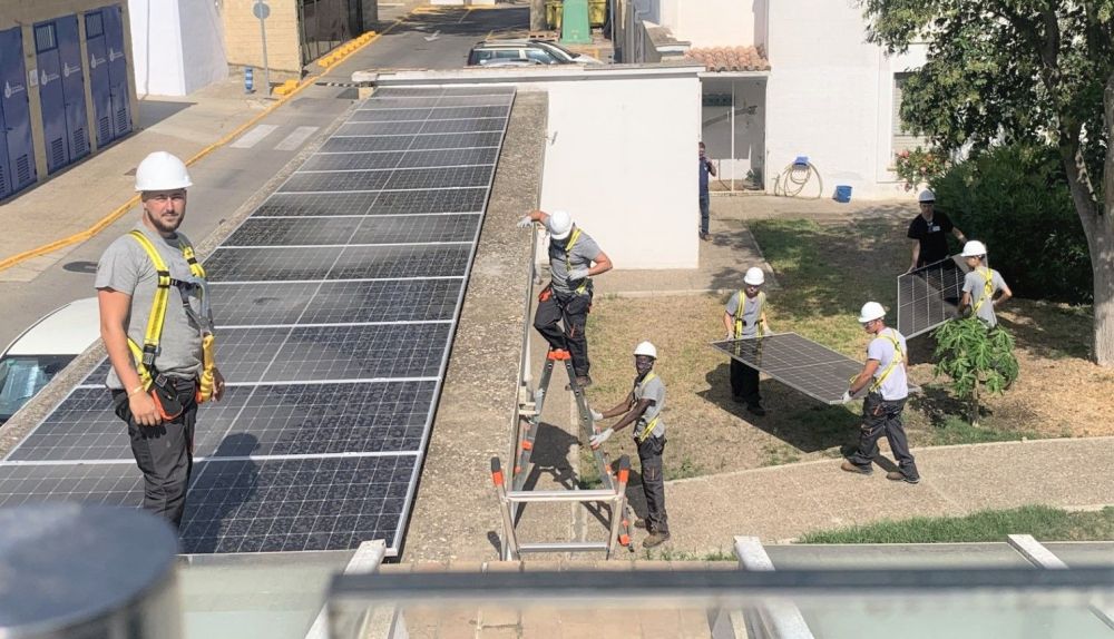 Instalación de placas fotovoltaicas