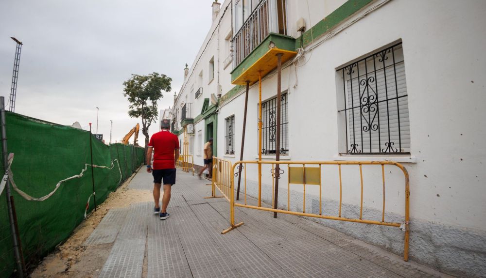 Estado de las obras en la avenida de la Bajamar.