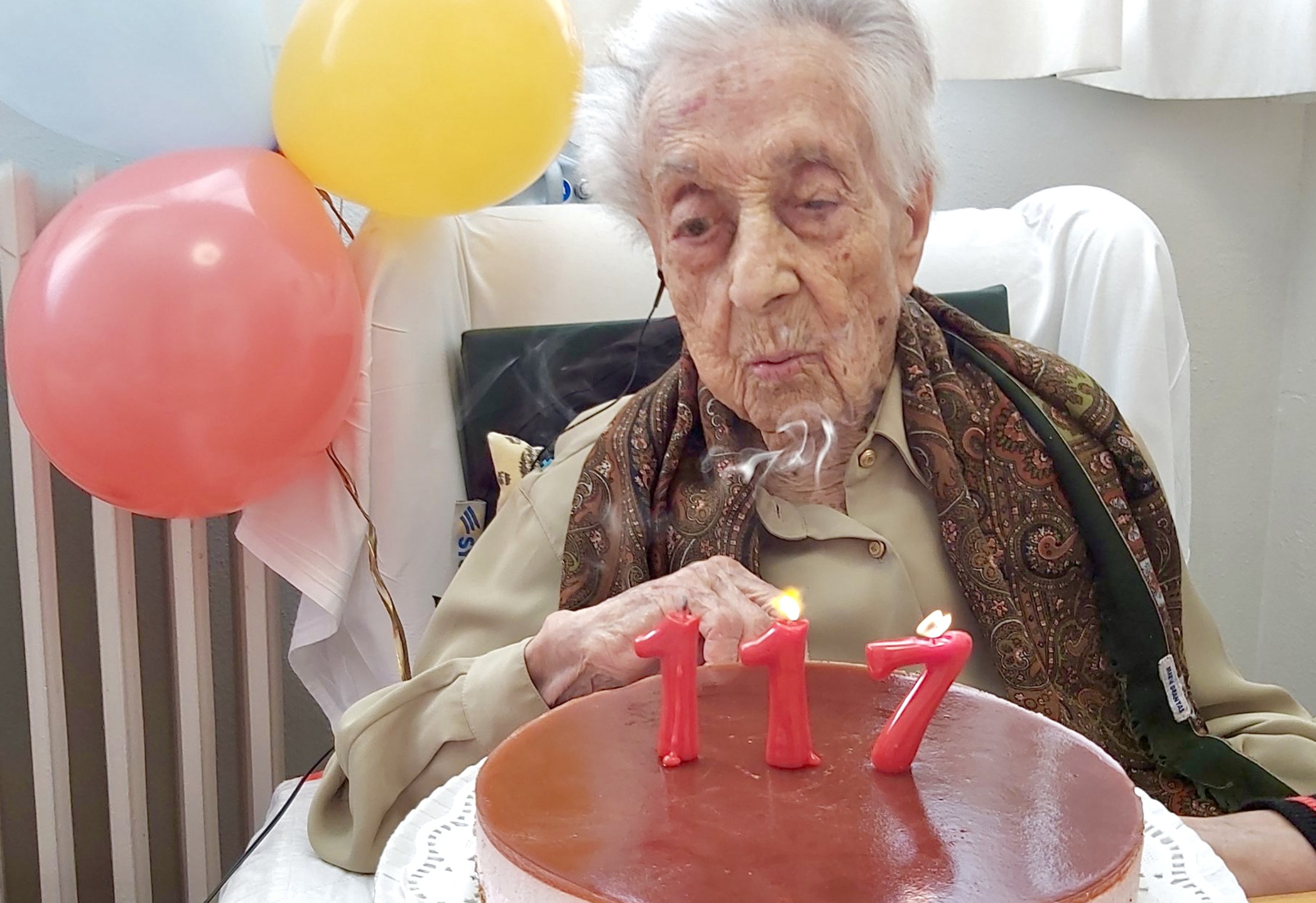 María Branyas, la persona más anciana del mundo, cumplió 117 años en marzo.