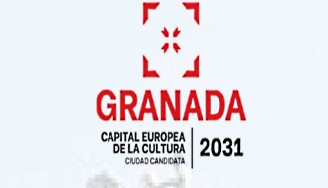 El logo de la candidatura de Granada para ser capital cultural en 2031.