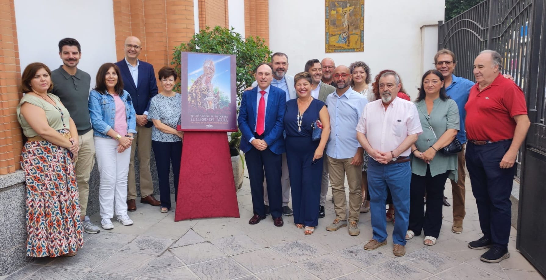 Presentación del cartel de la Velá del Cerro del Águila en Sevilla.