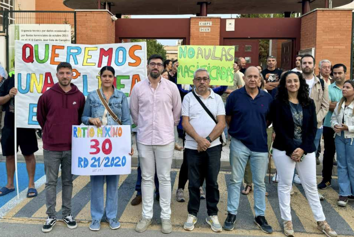 El paro académico en el IES Camilo José Cela de Campillos (Málaga).