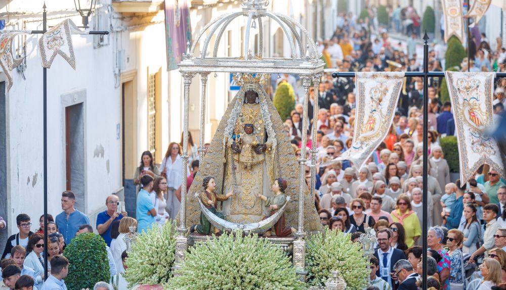 La procesión de La Patrona de Jerez, la Virgen de la Merced 