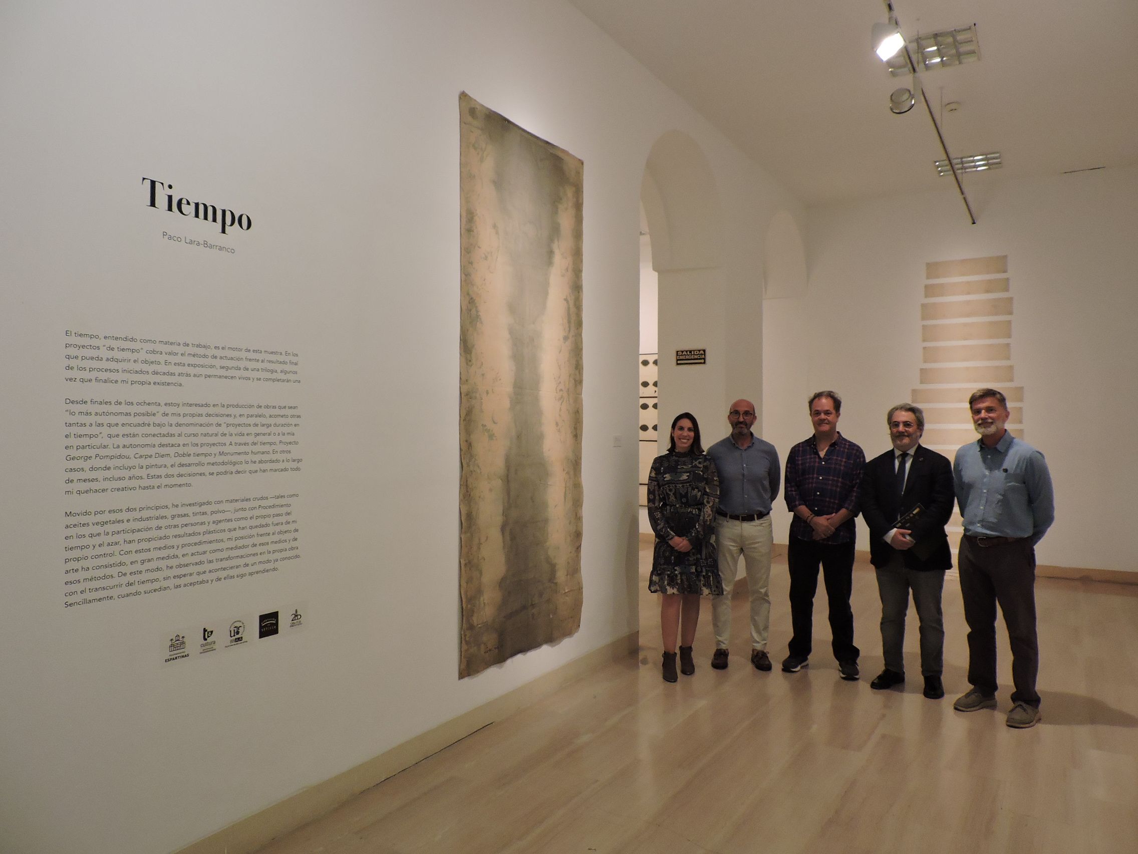 Inauguración de la exposición 'Tiempo' en el palacio provincial. 