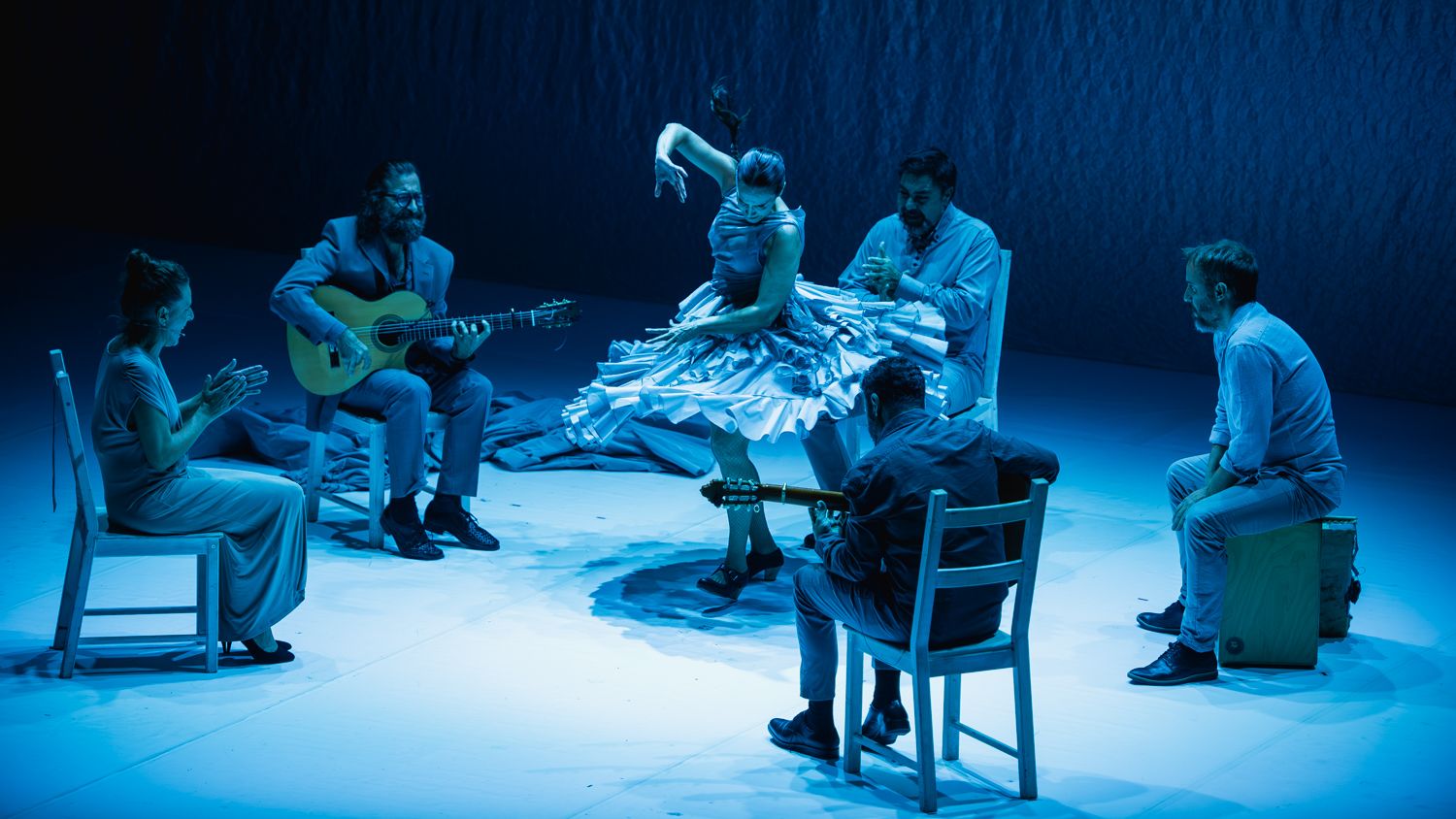 Imágenes de la actuación de Rafaela Carrasco en el Teatro Central, en la Bienal de Flamenco de Sevilla 2024