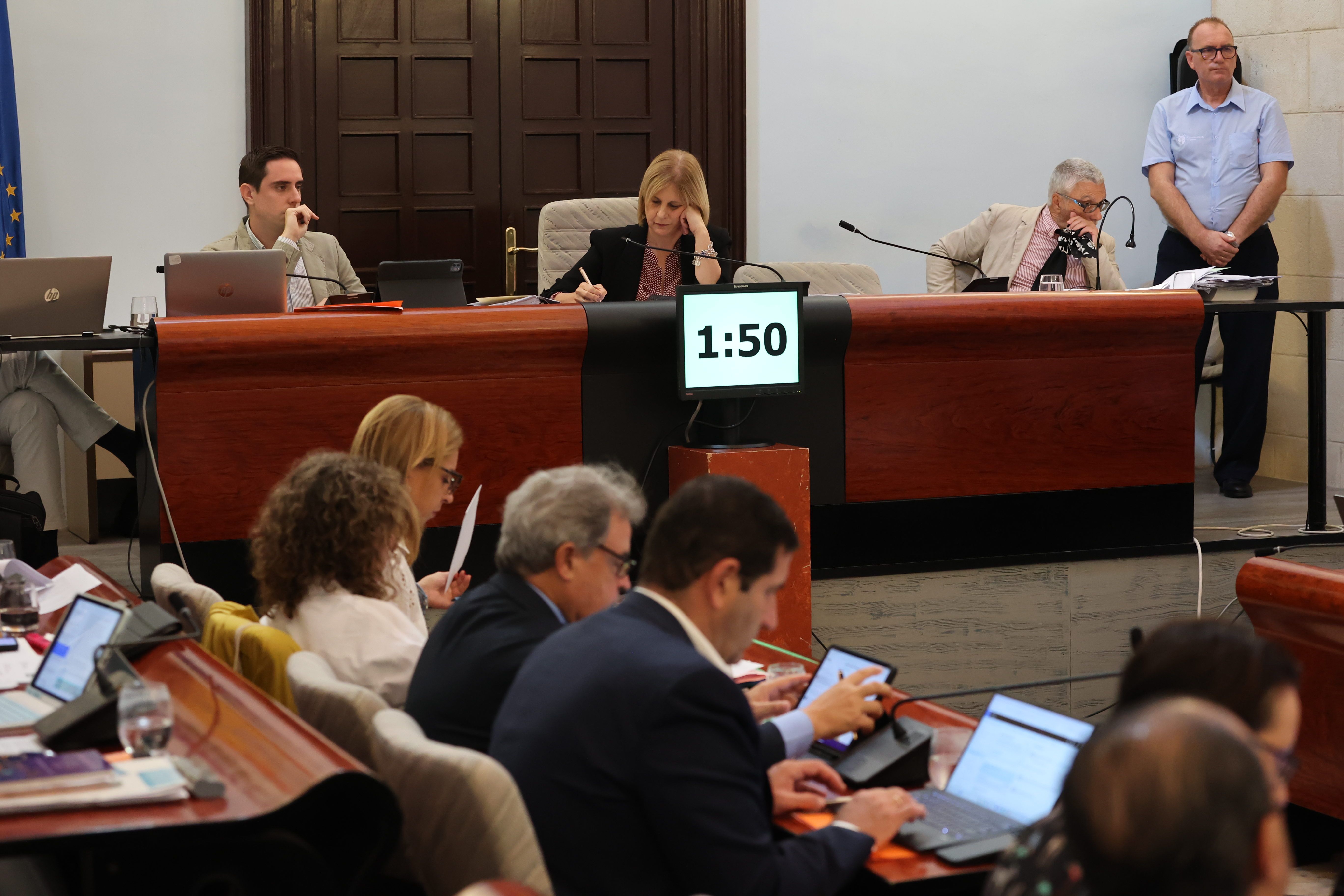 El pleno municipal de este viernes 27 de septiembre.